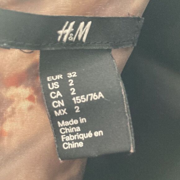 H&M Floral Dress  Size 2 - Picture 6 of 7
